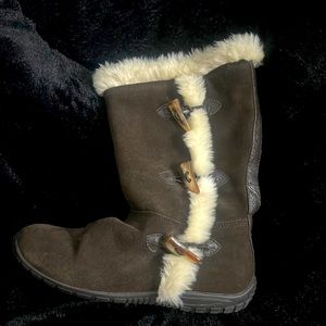 Fur boots